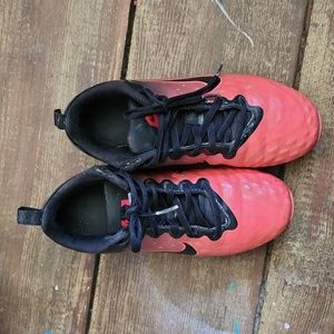 Youth Nike Softball Cleats Pink and Black